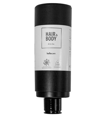 hollucare Hair & Body All in One, Flasche 370 ml schwarz