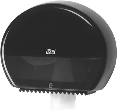 Tork Mini-Jumbo Toilettenpapierspender, T2, schw. (555008)