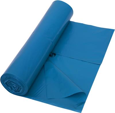 Müllsack 140 Liter, blau, 800x1000mm, µ45, LDPE (10306)